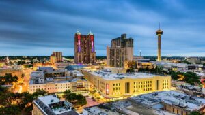 San Antonio Night Skyline